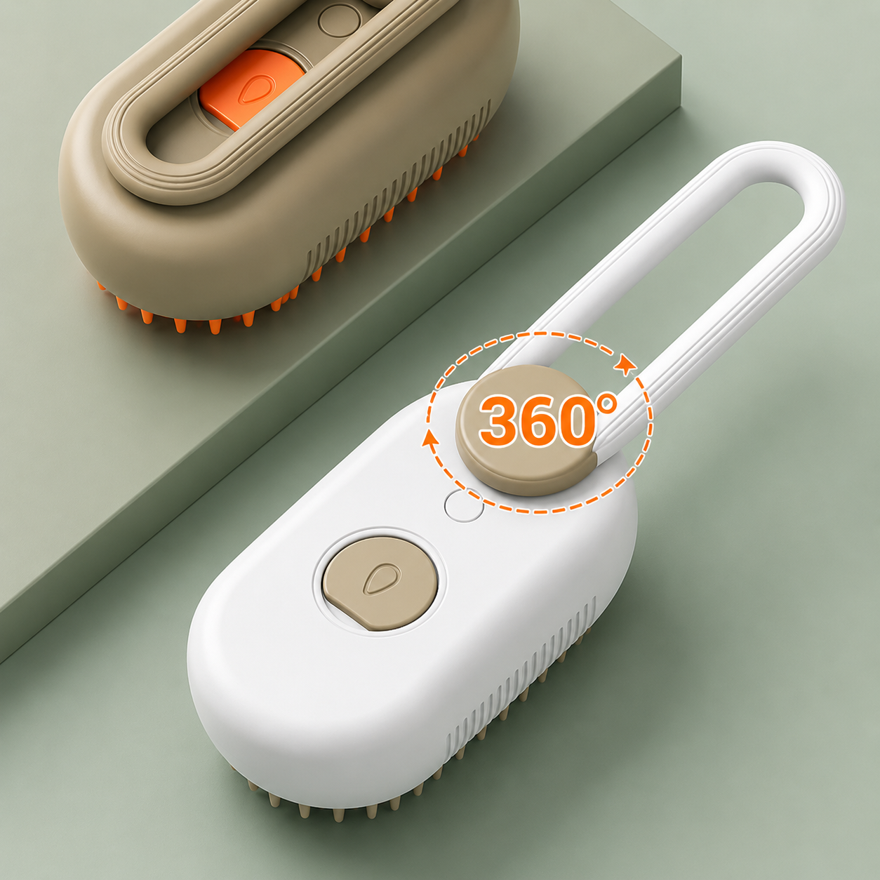 Electric Steam Pet Grooming Brush key features and benefits