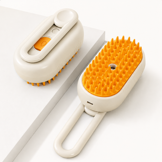 Electric Steam Pet Grooming Brush
